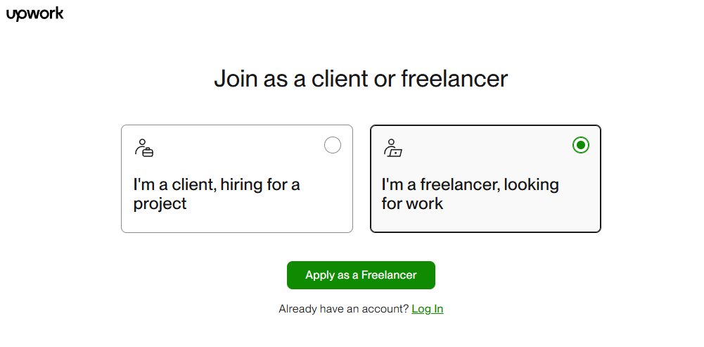 freelancer sign up , how to make money on Upwork