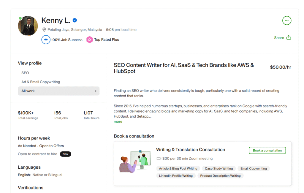 optimize profile , how to make money on Upwork